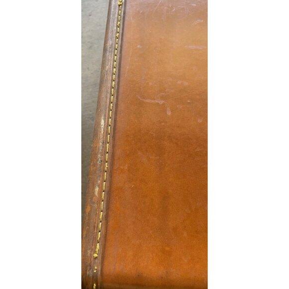 Samsonite Vintage Streamlite Suitcases Luggage Solid Brown 1950s RARE Style 4651 - Picture 7 of 16